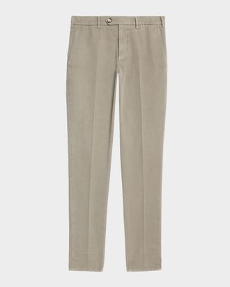 Brunello Cucinelli Men & apos;s Modern Fit Flat-Front Pants