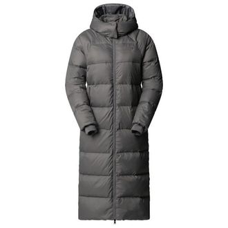 The North Face Hydrenalite City Long Down Hooded Parka Mantel für Damen | grau