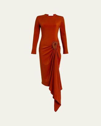 Silvia Tcherassi Ananya Jersey Midi Dress