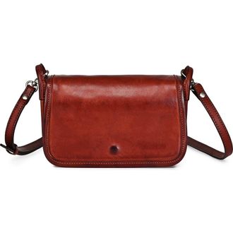 OLD TREND Pansy Genuine Leather Slim Everyday Mini Crossbody in Brown at Nordstrom