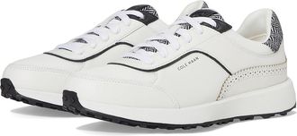 Cole Haan Grand Crosscourt Hallet Runners Womens Snow Shoes White Mesh/Herringbone : 10.5 B - Medium, Leather