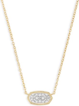 Kendra Scott Elisa Necklace In Gold & Silver Filigree