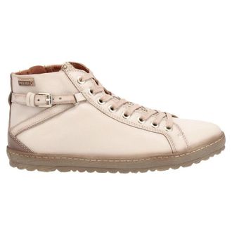 Pikolinos Lagos 901-7312 Textile Leather Womens Ankle Boots - Marfil - Size:UK 7-7.5