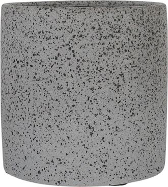 Foreside Home And Garden Textured Black Stoneware Planter at Nordstrom
