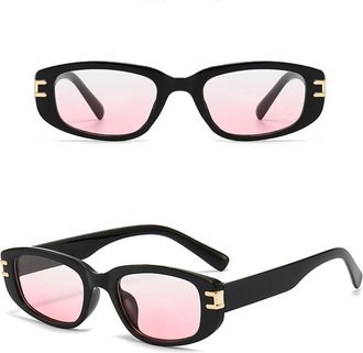 Generic Fashion For Womens Sunglasses Rectangle Shape UV400 Mens Sun glasses Seaside Beach Eyewear,Black Gradient Pink 2026