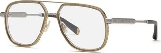 Philipp Plein Vpp 198M 0377 Brillen - Heren - Brillen - Geel - 59 MM - Accessoires