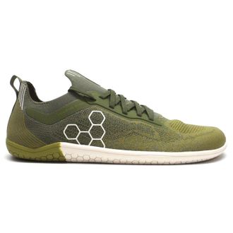 Vivobarefoot Primus Lite Knit Textile Synthetic Mens Fashion Trainers - Forest Green - Size:UK 11.5