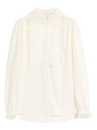 Valentino Garavani Blusa in georgette - Bianco