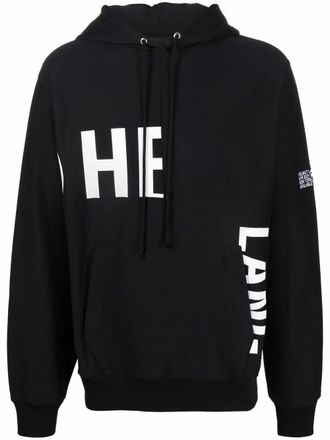 Helmut Lang Felpa con stampa - Nero
