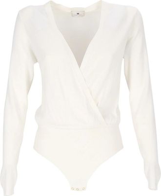 Elisabetta Franchi Body - Dames - Bodies - Wit - XS - Tops
