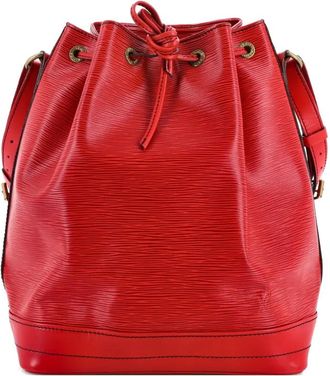 Louis Vuitton Noe Handbag Epi Leather Large bucket bag - Rood