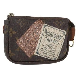Louis Vuitton Pre-owned Canvas Mini Bag - Dames - Pre-owned - Bruin - Maat: ONE Size