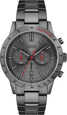HUGO BOSS Hugo, Watches, male, Gray, Size: ONE SIZE Stainless Steel Dress Watch