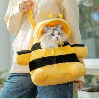 OEM Mochila Mascotas: Mochila Viaje Ajustable Movimiento Hacia Adelante Gatos Aberturas Patas Facilitan Viajes, Adecuada Peque&ntilde;os Medianos (roja