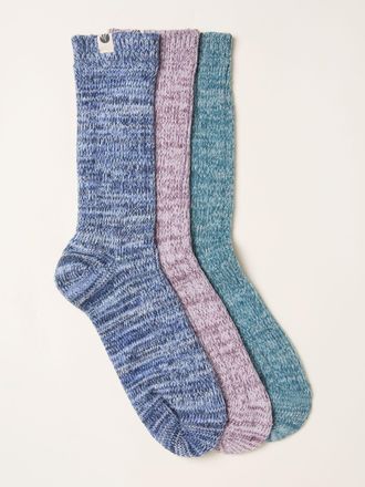 Fat Face FatFace Blue Boot 3 Pairs of Socks