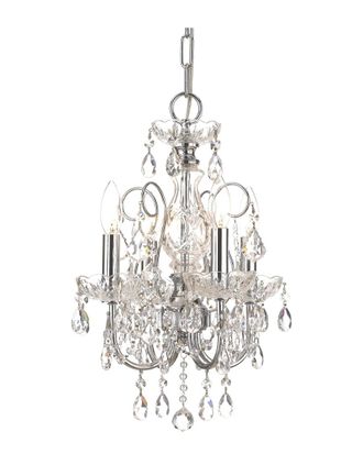 Crystorama Imperial 4-Light Swarovski Spectra Crystal Mini Chandelier