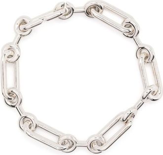 Charlotte Chesnais Petit Binary chain bracelet - unisex - Sterling Silver - S