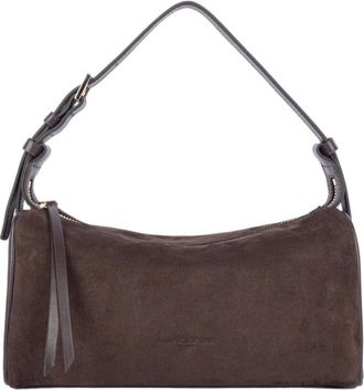 Lancaster Sac Rectangle Zipp&eacute; M - Dames - Tassen - Bruin - Maat: ONE Size Leer