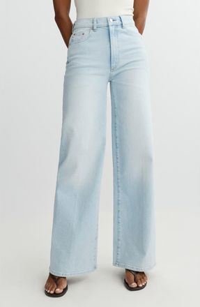DL1961 Hepburn High Waist Wide Leg Jeans in Lazy Sunday at Nordstrom, Size 30