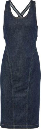 Alaia Blue Cotton Casual Womens Dress