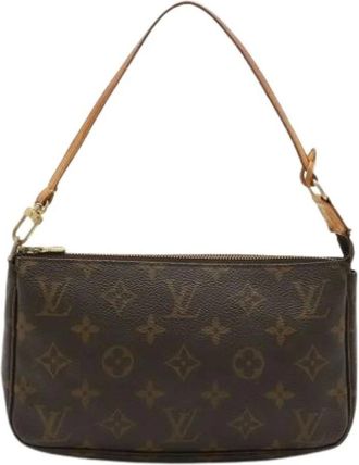 Louis Vuitton Pre-owned Shoulder Bags, female, Brown, Size: ONE SIZE Pre-owned Vintage Shoulder Bag