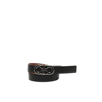 Ferragamo Belts, male, Black, Size: 110 CM Reversible Gancini Belt