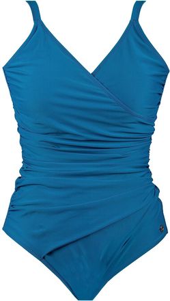 Seaspray Womens Chloe Jade Mock Wrap Swimsuit One Piece Beach Swimming Costume(Tall Size 12, Jade Green)