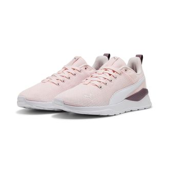 Puma Sneaker PUMA ANZARUN LITE, Damen, Gr. 40,5, jasmine flower, puma wei&szlig;, plum jam, Textil, Schuhe Sneaker