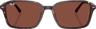 Ray-Ban Raimond Red Rectangular Unisex Sunglasses RB2231 1416C5 56