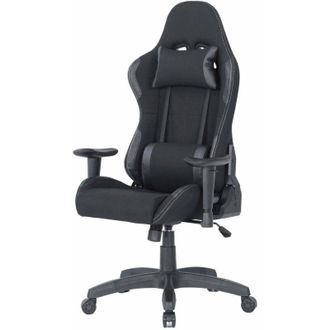 Dmora Silla Gaming Daren, Sill&oacute;n Gaming Adulto, Silla De Escritorio, 57x72h124/134 Cm, Negro - Dmora