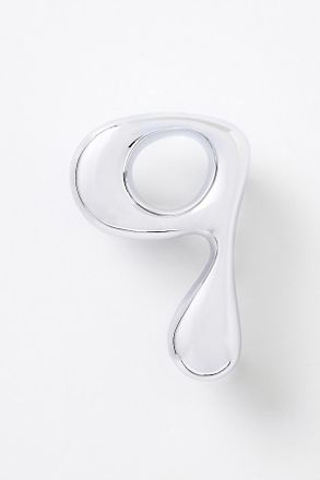 Anthropologie Bubble Polished Chrome House Numbers