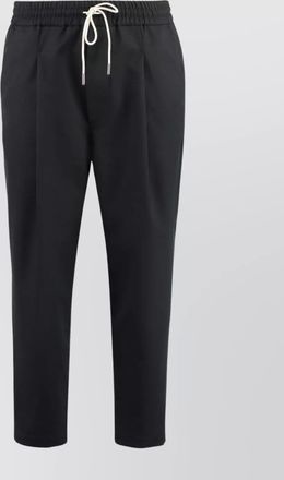 Dr&ocirc;le de Monsieur cropped trousers elastic waistband pockets