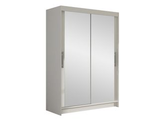 Mirjan24 Mobilier1 - Armario Closico 129, Blanco, 200x120x58cm, Puertas De Armario: Correderas, N&uacute;mero De Estantes: 0