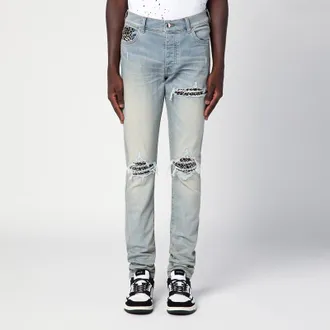 Amiri Leopard Jeans MX1 antique indigo