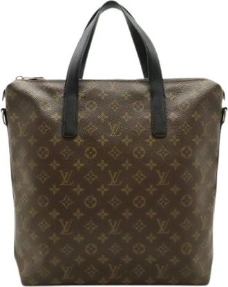 Louis Vuitton Pre-owned Tote Bags, female, Brown, Size: ONE SIZE Pre-owned Monogram Macassar Tote Bag