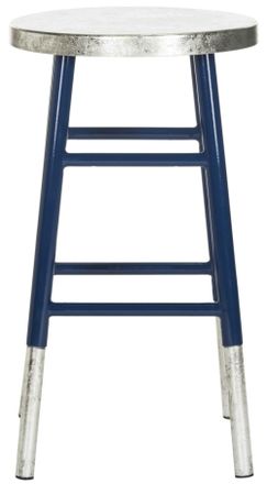 Safavieh Taburete de cocina en hierro plateado