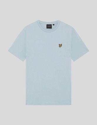 Lyle & Scott Lyle And Scott Mens Cotton Crew Neck T-Shirt - Blue - Size: 42