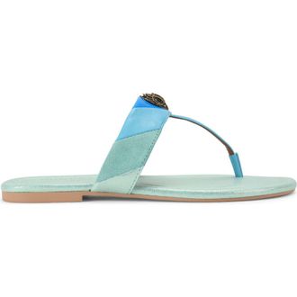Kurt Geiger Kensington T-Strap Sandal in Open Blue at Nordstrom, Size 5.5Us