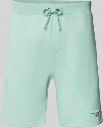 Ralph Lauren Shorts mit Label-Stitching in Mint, Gr&ouml;&szlig;e S