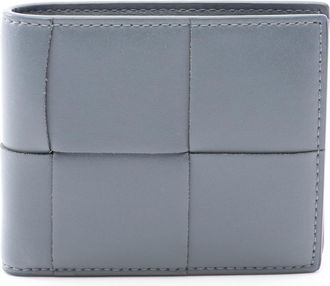 Bottega Veneta Gray Leather Wallet (Bi-Fold) (Pre-Owned)