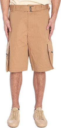 Jacquemus Camel Brown Cargo Shorts