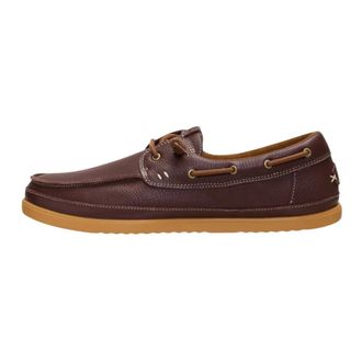 Hey Dude Harbor Lo Craft Leather - - Shoes - Uomo - Marrone - 44 EU