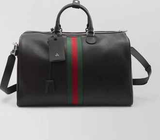 Gucci leather duffle bag