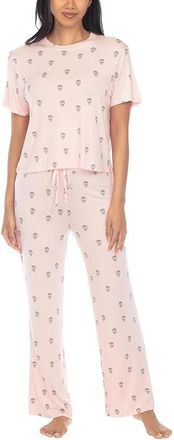 Honeydew Intimates All American PJ Set Womens Pajama Sets Starbird Skulls : LG, Spandex/Jersey