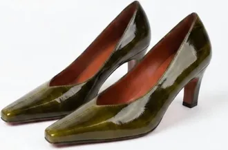 Roberto Festa Milano Womens Wara Pump Sandal In Bottiglia Green