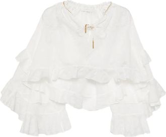 Zimmermann Blusa Daylight - Bianco