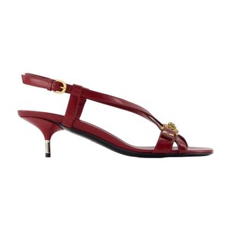 Versace Dames, Schoenen, Rood, Maat: 40 EU Leer