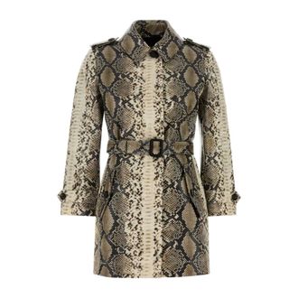 Burberry Trench Coats, female, Multicolor, Size: 2XS Stonehaven Car Coat