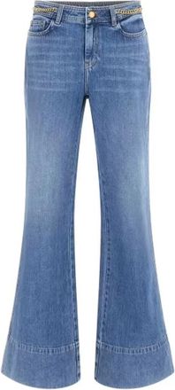 Marciano Alyssa Wide Leg Denim Pant - Dames - Loose Fit Jeans - Blauw - W31 - Denim - Jeans