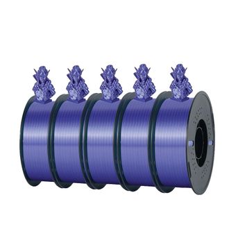 OEM Filamento Para Impresora 3d, Material De Seda, Capacidad De Transici&oacute;n De Color, Seda P&uacute;rpura Simple